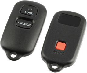 img 2 attached to 🔑 Key Fob Shell Case & Pad for Toyota Camry 1999-2001 / Corolla 2003-2008 / Sienna 1998-2003 / Solara 1999-2003 - Keyless Entry Remote Replacement