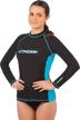 cressi guard sleeve black aquamarine sports & fitness and water sports logo