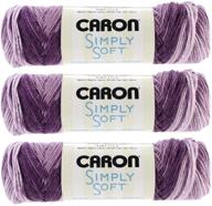 🍇 grape purple caron simply soft ombres yarn - 294008-8315: review, price, and buying guide logo