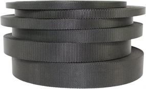 img 1 attached to 🔗 SGT KNOTS Nylon Webbing: Versatile, Heavy Duty Flat Rope for Crafting, Marine Use, and More - 1" x 5yds, Black