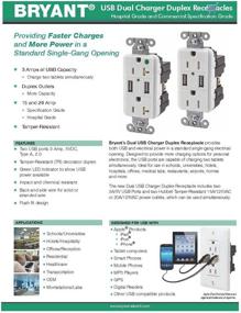 img 3 attached to 🔌 Bryant Electric USBB15W: The Ultimate USB Resistant Receptacle