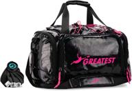 🎒 45 liter ultimate frisbee bag: waterproof duffel backpack with insulated cooler pocket and organization compartments логотип