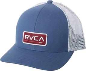 img 4 attached to 🧢 RVCA Men's Snapback Trucker Hat with Curved Brim - Adjustable Design