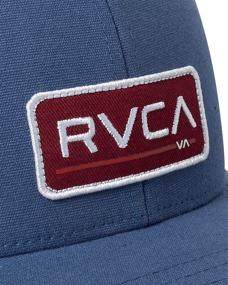 img 1 attached to 🧢 RVCA Men's Snapback Trucker Hat with Curved Brim - Adjustable Design