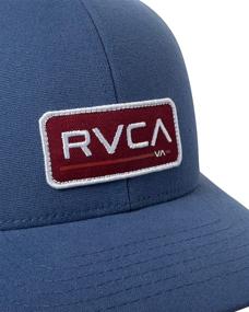 img 2 attached to 🧢 RVCA Men's Snapback Trucker Hat with Curved Brim - Adjustable Design