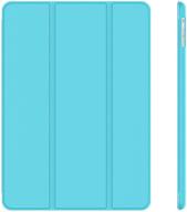 📱 jetech ipad air 1st edition case - smart cover with auto wake/sleep, blue logo