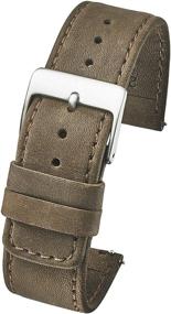 img 4 attached to 👩 Genuine Leather Alpine Women's Watches with Exquisite Stitched Watch Bands