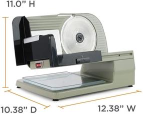 img 2 attached to 🔪 Chef'sChoice 615A Electric Meat Slicer: Precision Control, Fast & Efficient Slicing, Easy Clean - 7-Inch, Silver