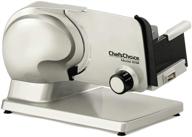 🔪 chef'schoice 615a electric meat slicer: precision control, fast & efficient slicing, easy clean - 7-inch, silver логотип