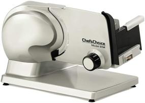 img 4 attached to 🔪 Chef'sChoice 615A Electric Meat Slicer: Precision Control, Fast & Efficient Slicing, Easy Clean - 7-Inch, Silver