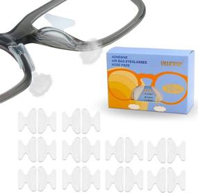 img 4 attached to 👓 SMARTTOP Eyeglass Nose Pads, Air Bag Soft Silicone Anti-Slip Nose Pad for Eyeglasses Sunglasses Reading Glasses (USA Patent, 2.0mm, Clear - Pack of 10)