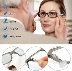 img 1 attached to 👓 SMARTTOP Eyeglass Nose Pads, Air Bag Soft Silicone Anti-Slip Nose Pad for Eyeglasses Sunglasses Reading Glasses (USA Patent, 2.0mm, Clear - Pack of 10)