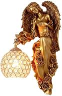 🛋️ antique gold crystal bedside wall lamp - litfad spherical sconce light for bedroom, living room, hotel логотип