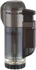 img 1 attached to Xikar Tech Lighter: Single Jet Flame, Automatic Flip Lid, Large Adjustment Wheel, Black