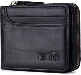 img 3 attached to 👜 Genuine Leather RFID Blocking Wallet – Essential Men's Accessory