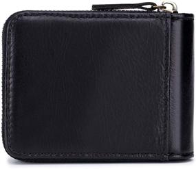 img 2 attached to 👜 Genuine Leather RFID Blocking Wallet – Essential Men's Accessory