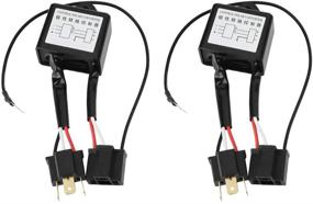 img 4 attached to 🔌 Enhance Your Headlights with Qiilu H4 Polarity Converter Kit - 2pcs LED Negative Converters for Reverse Polarity Switching