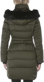 img 2 attached to Tahari Womens Fitted Puffer Trimmed Women's Clothing in Coats, Jackets & Vests