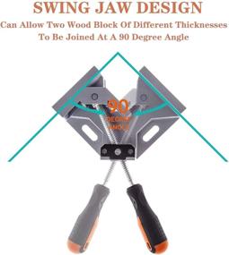 img 1 attached to 🔧 WYQYQ 4Pcs Corner Clamp Woodworking: Enhance Precision and Ease in Woodworking Tasks!