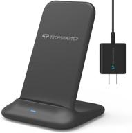 ⚡️ беспроводная зарядка techsmarter 10w stand dock - qi certified | iphone 13, 12, 11, xs, x, xr, 8 | samsung s21, s20, s10, s9, s8, note 21, 20, 10 | lg thinq v30, v35, v40, g7, g8 логотип