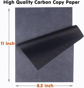 img 3 attached to 🖋️ Set of 50 Carbon Tracing Papers for Copying, Drawing Patterns on Wood, Canvas, Paper &amp; Other Art Surfaces, 8.5 X 11 Inches - Black Graphite Transfer Paper