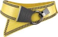 fashion vintage elastic stretch interlock women's accessories in belts logo