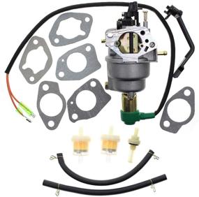 img 4 attached to 🚗 Carbhub Carburetor for Predator 420CC 5000W 8750W Generator with Fuel Filter Line Gaskets: Improve Performance & Fuel Efficiency