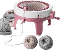 🧶 smart weaving loom knitting machine, round loom knitting board with double knit capability, 40 needles knitting loom kit for kids and adults logo