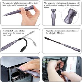 img 1 attached to 🛠️ XOOL Precision Screwdriver Set - 150 in 1 Magnetic Driver Kit for Electronics Repair | Professional Tool Set for Computer, PC, MacBook, Laptop, Tablet, iPhone, Xbox, Game Console | 102 Bits Included