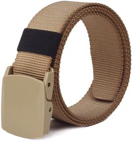 img 4 attached to 🔄 Adjustable Non-Metal Men's Accessories: Breathable Military-Grade Plastic