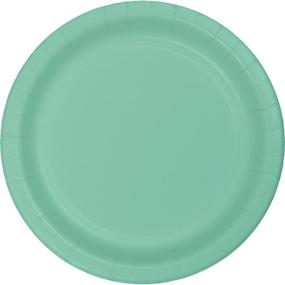 img 2 attached to Fresh Mint Paper Lunch Plates - 24 Count, 7-inch - Creative Converting 318894