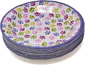 img 2 attached to Kitten Party Supplies Set - 24 Paper Plates, 24 Plates, 24 Cups, 50 Luncheon Napkins - 🐱 Kitty Birthday Decorations - Paw Cat Girl Kids Themed Disposable Tableware Party Favor Good Set - By Gift Boutique