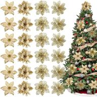 искусственное украшение whaline christmas poinsettia логотип