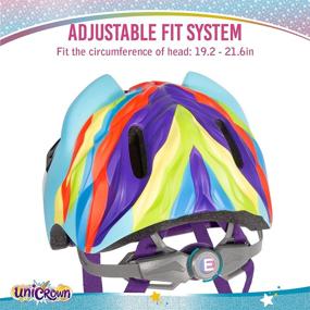 img 1 attached to Unicorn Bicycle Helmet for Kids - CPSC and ASTM Safety Certified, Multi-Sport 🦄 Bike Helmet for Girls and Boys, Ideal for Skateboarding, Skating, and Scooting - Ages 3-8