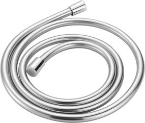 img 4 attached to 🚿 TECI Extra Long Handheld Shower Hose 119 Inch - Kink-free, Explosion-proof, Lightweight, Flexible Anti-burst Replacement with 360 Degree Swivel Copper/Brass Connectors - PVC Silver T102-3