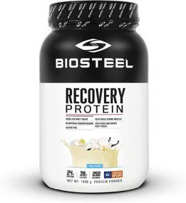 img 4 attached to 🌱 Organic Vanilla BioSteel Recovery Protein Powder, Grass-Fed, Non-GMO Formula - 27 Servings