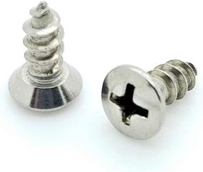 img 1 attached to 🔩 SNUG Fasteners SNG630 Stainless Steel Phillips Screw