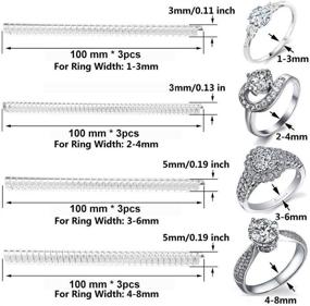 img 3 attached to Ultimate Ring Size Solution: Invisible Ring Size Adjuster for Any Loose Rings