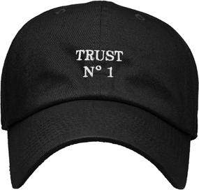 img 3 attached to 🎩 Vintage Trust No One Hustle Savage Vibe Dad Hat: Stylish Adjustable Baseball Cap in Cotton