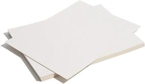 img 1 attached to 📐 8.5 x 11 Inch Pack of 24 White Glitter Cardstock Paper - DIY Craft and Art Supplies