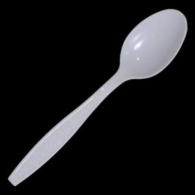 img 3 attached to 🥄 Daxwell Plastic Teaspoons, Heavyweight Polystyrene (PS), White, A10000956B - Buy Box of 100 Online