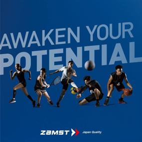 img 3 attached to 🏀 Zamst A2-DX Strong Ankle Brace: Ultimate Active Ankle Stabilizer for Athletes, Three-Way Support for Men and Women, Ideal for Basketball, Soccer, Hockey, Volleyball, Football & Baseball