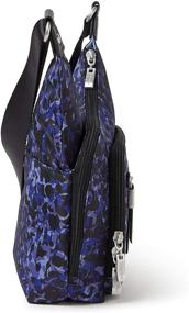 img 1 attached to Baggallini Classic RFID Cross Floral Women's Handbags & Wallets