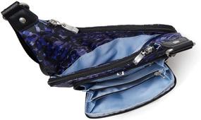 img 2 attached to Baggallini Classic RFID Cross Floral Women's Handbags & Wallets