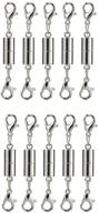 pack of 10 silver magnetic lobster clasp jewelry necklace bracelet logo