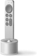 elago d stand charging station for apple products (silver) - premium aluminum dock with cable management for apple tv remote, iphone, airpods, ipad mini, apple pencil, keyboard and magic mouse logo