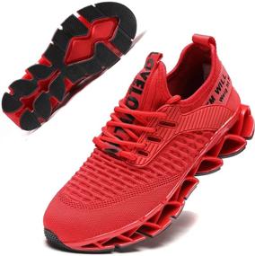 img 3 attached to Modern Lightweight Running Tennis Shoes for Kids - Perfectly Comfortable & Fashionable Unisex-Child Sneakers