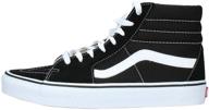 👟 vans unisex canvas trainer white black 6 men's shoes: sleek and versatile footwear for all genders логотип