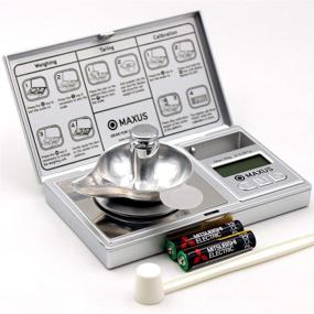 img 3 attached to 📊 Accurate Milligram Scale with Metal Pan, Calibration Weights, and Aluminium Weighing Cup for Precise Powder Medicine & Supplement Weighing