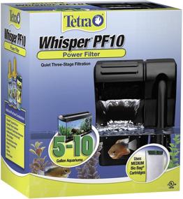 img 1 attached to Tetra Whisper Power Filter 10 Gallons: Silent 3-Stage Aquarium Filtration for Optimum Cleanliness (26316)